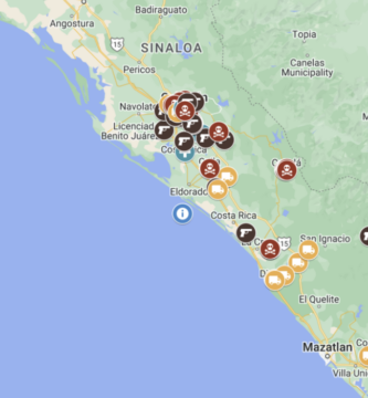 Mapa Violencia en Culiacán